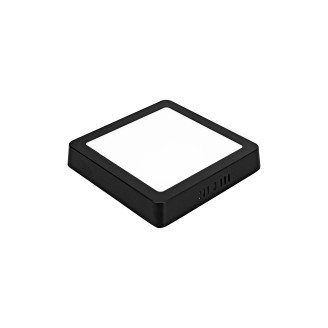 Світильник накладний LED 12W 4200K 840Lm 165-260V 159мм чорний квадратн. ARINA-12