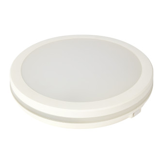 Світильник накладний LED 30W 3CCT 2700Lm 170-265V d-300*h55мм ІР65 білий кругл./1/10 SCARLETT-30 3CCT