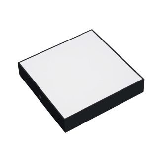 Світильник накладний LED 48W 6400K 4320Lm 100-265V 300*h38мм чорний квадр./1/20 SOFIA/S-48