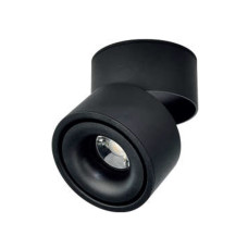 Світильник накладний поворот. LED 15W 4200K 1200Lm 100-265V d-100мм h-100мм ЧОРНИЙ кругл./1/30 LAYLA-15