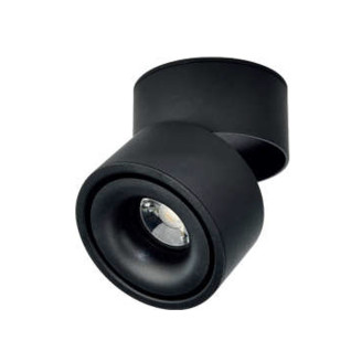 Світильник накладний поворот. LED 15W 4200K 1200Lm 100-265V d-100мм h-100мм ЧОРНИЙ кругл./1/30 LAYLA-15