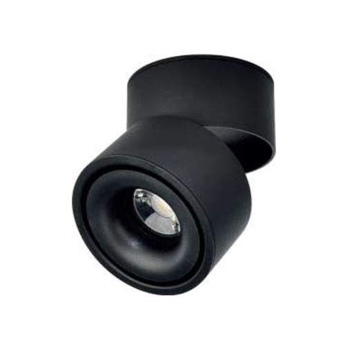 Світильник накладний поворот. LED 15W 4200K 1200Lm 100-265V d-100мм h-100мм ЧОРНИЙ кругл./1/30 LAYLA-15