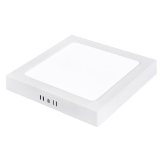 Світильник накладний LED 24W 3CCT 2270Lm 160-265V 218*h32мм ІР20 білий квадрат/1/30 SELENA-24 3CCT