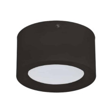 Світильник накладний LED 10W 4200K 700Lm 185-264V d-140мм h-75мм чорний кругл. SANDRA-10