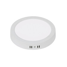 Світильник накладний LED 24W 3CCT 2270Lm 160-265V d-220*h32мм ІР20 білий кругл./1/30 MILENA-24 3CCT