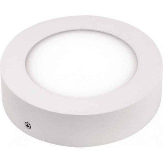 Світильник накладний LED 12W 6400K 840Lm 100-265V d-160мм білий кругл. CAROLINE-12