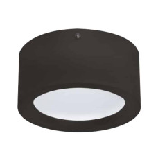 Світильник накладний LED 15W 4200K 1050Lm 185-264V d-180мм h-75мм чорний кругл. SANDRA-15