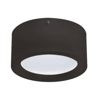 Світильник накладний LED 15W 4200K 1050Lm 185-264V d-180мм h-75мм чорний кругл. SANDRA-15