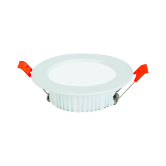 Світильник вбудований LED 8W 3CCT 600Lm 200-265V d-98мм білий кругл./1/100 ALEXA-8 3CCT