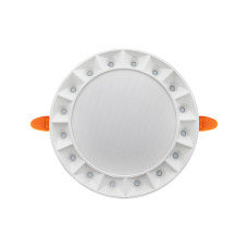 Світильник вбудований LED 5W 3000K-6500К 298Lm 165-265V d-100мм білий кругл.з рух кріп./1/50 HARLEY-5