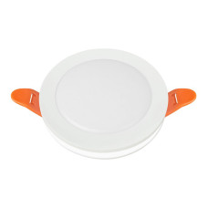 Світильник вбудований LED 9W З РУХ. КРІП. 3CCT 720Lm 160-265V d-130мм білий кругл./1/60 PAULA-9 3CCT