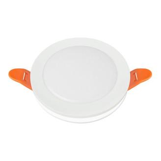 Світильник вбудований LED 9W З РУХ. КРІП. 3CCT 720Lm 160-265V d-130мм білий кругл./1/60 PAULA-9 3CCT
