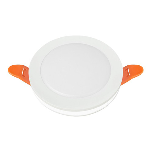 Світильник вбудований LED 9W З РУХ. КРІП. 3CCT 720Lm 160-265V d-130мм білий кругл./1/60 PAULA-9 3CCT