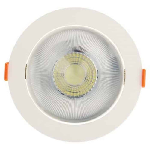 Світильник вбудований LED 12W 6400K 1041Lm 100-240V d-125мм білий кругл. NORA-12