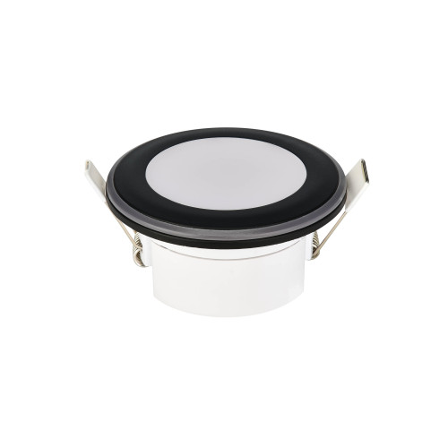 Світильник вбудований LED 5W 4200K 350Lm 170-265V d-82мм чорний кругл./1/50 PARKER-5