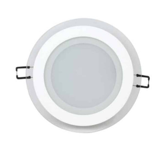 Світильник вбудований LED 12W 4200K 744Lm 165-260V d-160мм білий кругл. CLARA-12