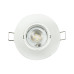 Світильник вбудований LED 5W 3000К-4500К-6000K 450Lm 170-265V d-85мм білий кругл./1/100 NORA PRO-5