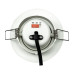Світильник вбудований LED 5W 3000К-4500К-6000K 450Lm 170-265V d-85мм білий кругл./1/100 NORA PRO-5