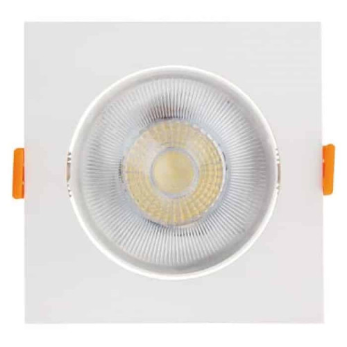 Світильник вбудований LED 9W 6400K 806Lm 100-240V 105мм білий квадратн. MAYA-9