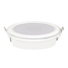 Світильник вбудований LED 12W 4200K 1000Lm 170-265V d-148мм чорний кругл./1/20 PARKER-12