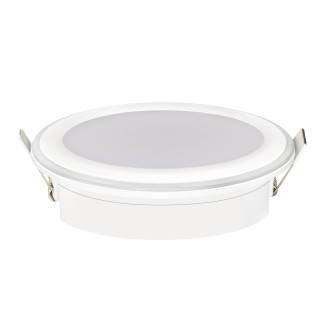 Світильник вбудований LED 12W 4200K 1000Lm 170-265V d-148мм чорний кругл./1/20 PARKER-12