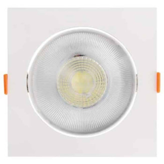 Світильник вбудований LED 12W 6400K 1041Lm 100-240V 125мм білий квадратн. MAYA-12