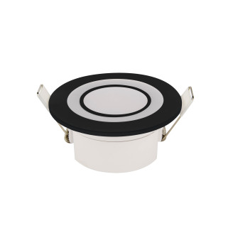 Світильник вбудований LED 5W 4200K 350Lm 170-265V d-82мм чорний кругл./1/50 CARTER-5