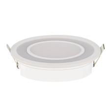 Світильник вбудований LED 12W 4200K 1000Lm 170-265V d-145мм білий кругл./1/20 CARTER-12
