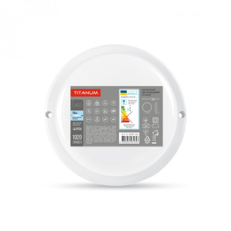 LED світильник вологозахищений круглий TITANUM 12W 6500K TL-BHR-126