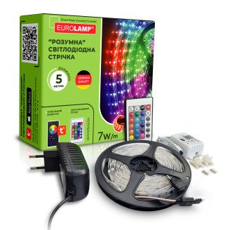 Готовий набір LED Стрічка EUROLAMP RGB-5м-12V