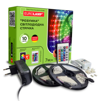 Готовий набір LED Стрічка EUROLAMP RGB-2*5м-12V