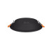 LED світильник Back вбудований круглий VIDEX 15W 5000K Black