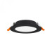 LED світильник Back вбудований круглий VIDEX 6W 5000K Black