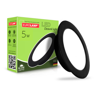 LED Світильник круглий врізний 5W-4000K EUROLAMP