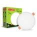 LED Світильник круглий врізний 9W-3000K EUROLAMP