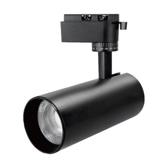 Світильник трековий COB LED 10W 3CCT 800Lm 160-265V чорний/1/50 BREMEN-10 3CCT