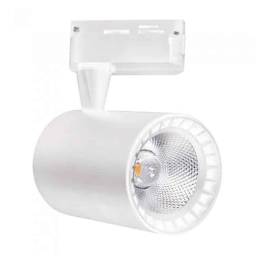Світильник трековий COB LED 10W 4200K 650Lm 100-240V білий LYON-10