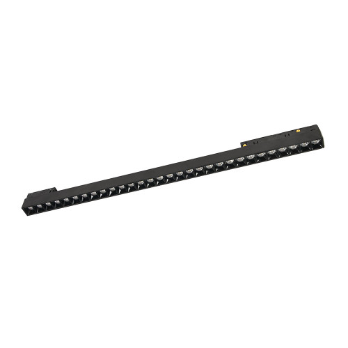 Світильник трековий лінійний магнітний SMD LED 12W 4200K 1080Lm 48V DC чорний/1/60 MAGNET-LL2