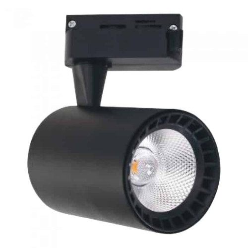 Світильник трековий COB LED 10W 4200K 650Lm 100-240V чорний LYON-10
