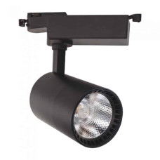Світильник трековий COB LED 18W 4200K 1170Lm 100-240V чорний LYON-18
