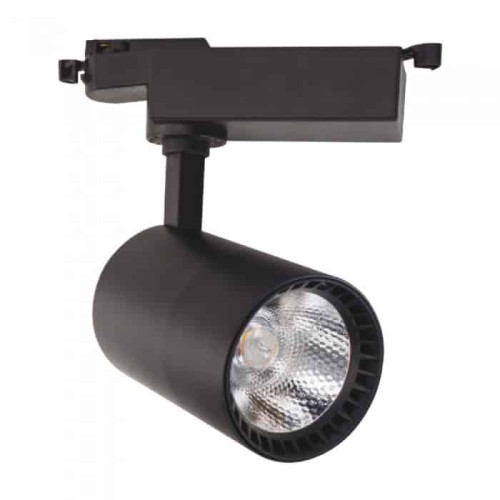 Світильник трековий COB LED 18W 4200K 1170Lm 100-240V чорний LYON-18