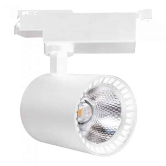Світильник трековий COB LED 24W 4200K 1560Lm 100-240V білий LYON-24