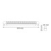 Світильник трековий лінійний поврот. SMD LED 20W 4200K 1600Lm 160-265V чорний/1/30 PARMA-20