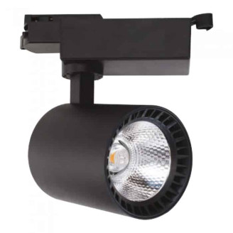 Світильник трековий COB LED 24W 4200K 1560Lm 100-240V чорний LYON-24