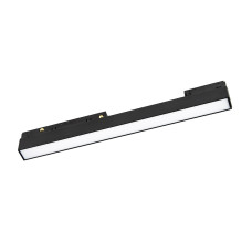 Світильник трековий лінійний магнітний SMD LED 12W 4200K 1260Lm 48V DC чорний/1/60 MAGNET-LM1