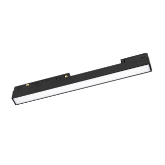 Світильник трековий лінійний магнітний SMD LED 12W 4200K 1260Lm 48V DC чорний/1/60 MAGNET-LM1