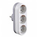 EUROELECTRIC Мережевий трійник із заземленням X3, 16A