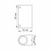 LED Світильник архітектурний AR022B IP54 VIDEX GU10x2
