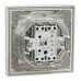 Вимикач зі ступенем захисту IP44, Білий, Asfora EPH0100221