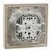 Вимикач зі ступенем захисту IP44, Кремовий, Asfora EPH0100223